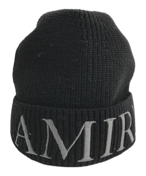 AMIRI（アミリ）AMIRI (アミリ) 24FW BEANIEニット帽 ブラックの古着・服飾アイテム