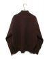 YOKE (ヨーク) HALF ZIP PULLOVER SWEATER ニット ブラウン サイズ:3：10000円