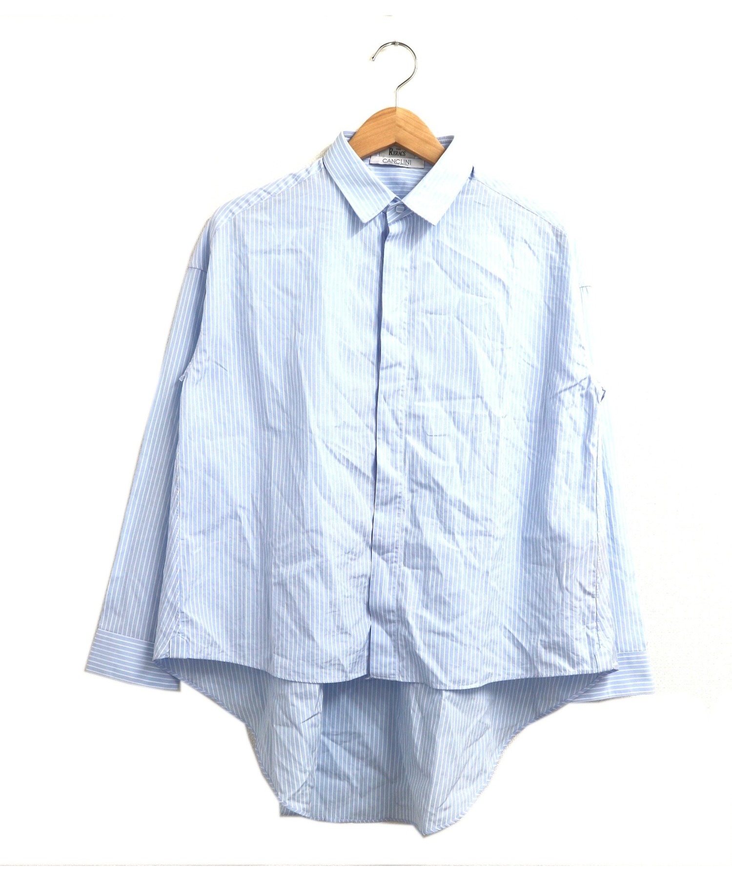 中古 古着通販 The Reracs ザ リラクス A Line Shirts Aラインシャツ ブルー サイズ Size 36 Canclini社製生地使用 ブランド 古着通販 トレファク公式 Trefac Fashion