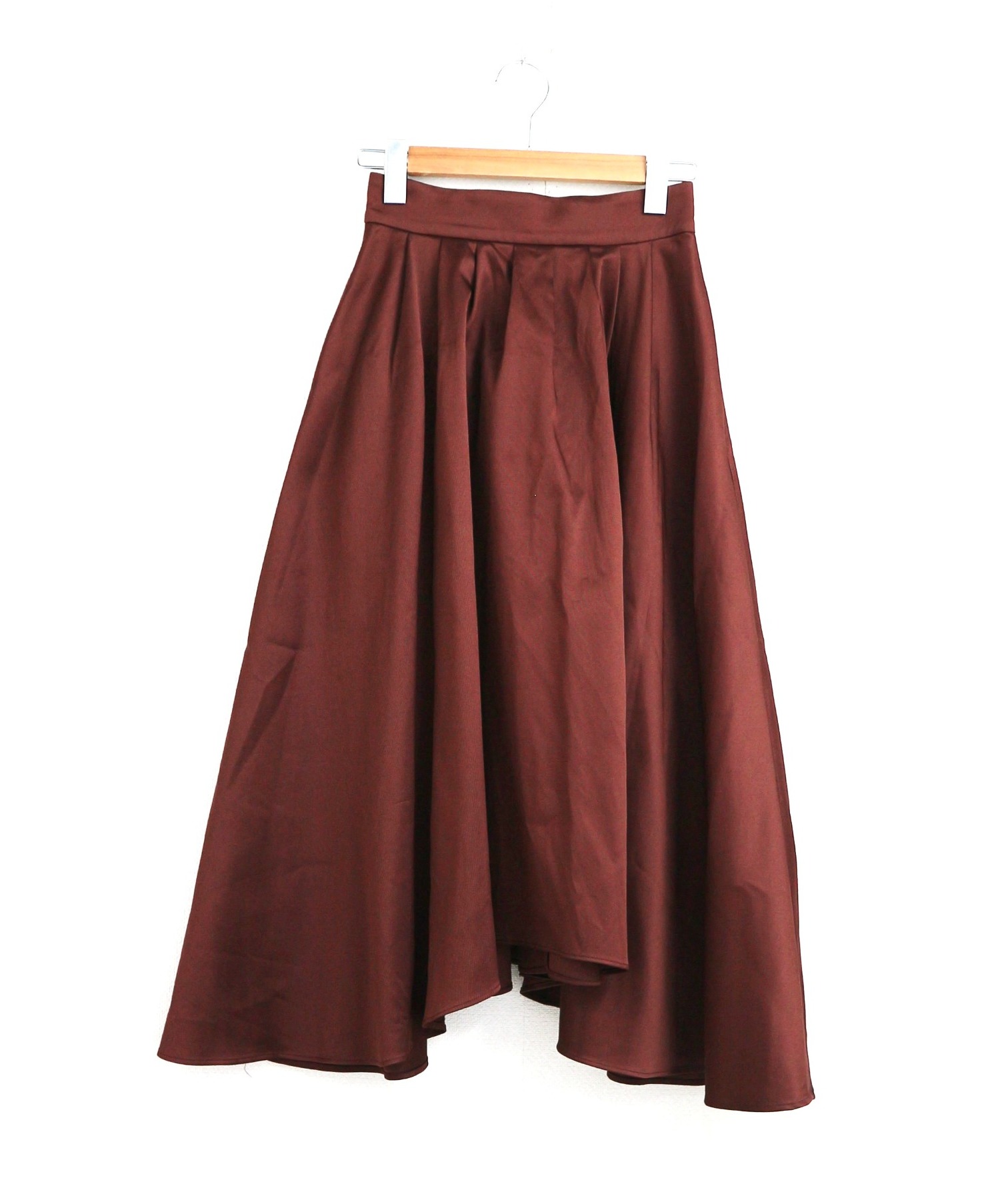 中古 古着通販 Blenheim ブレンヘイム アシンメトリーフレアロングスカート ボルドー サイズ Size S Asymmetry Skirt M Premier エムプルミエ 姉妹ブランド ブランド 古着通販 トレファク公式 Trefac Fashion