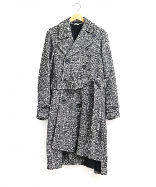 中古 古着通販 Comme Des Garcons Hommeplus コムデギャルソンオムプリュス ウールトレンチコート グレー サイズ Size Xs Ad17 18aw ブランド 古着通販 トレファク公式 Trefac Fashion