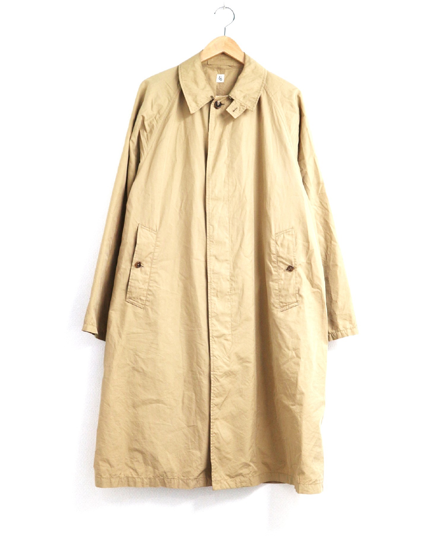 中古 古着通販 Kaptain Sunshine キャプテンサンシャイン Traveller Coat トラベラーコート ベージュ サイズ 38 17ss コットンシルクシャンブレー ブランド 古着通販 トレファク公式 Trefac Fashion