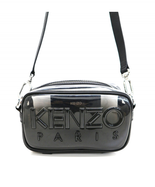 中古 古着通販 Kenzo ケンゾー クリアショルダーバッグ ブラック Transparent Kombo Crossbody Bag ブランド 古着通販 トレファク公式 Trefac Fashion