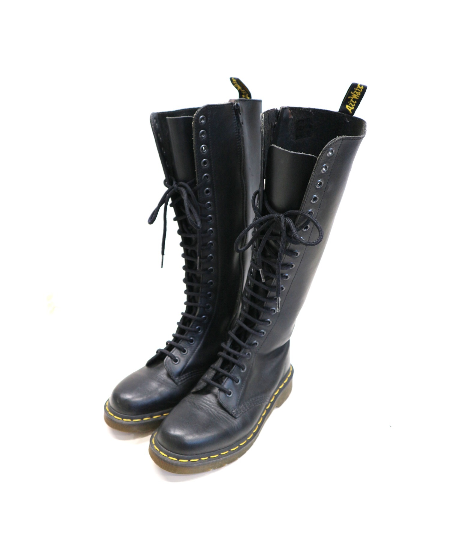 中古 古着通販 Dr Martens ドクターマーチン ホールロングブーツ ブラック サイズ Uk4 1b60 Eye Zip Boot アイジップロングブーツ ブランド 古着通販 トレファク公式 Trefac Fashion