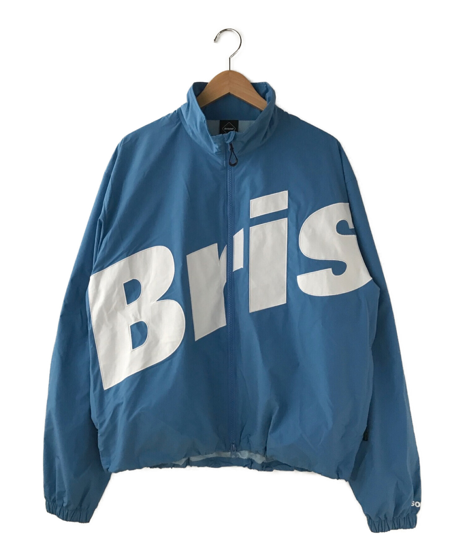 オイルペイント BIG LOGO APPLIQUE STAND COLLAR JACKET