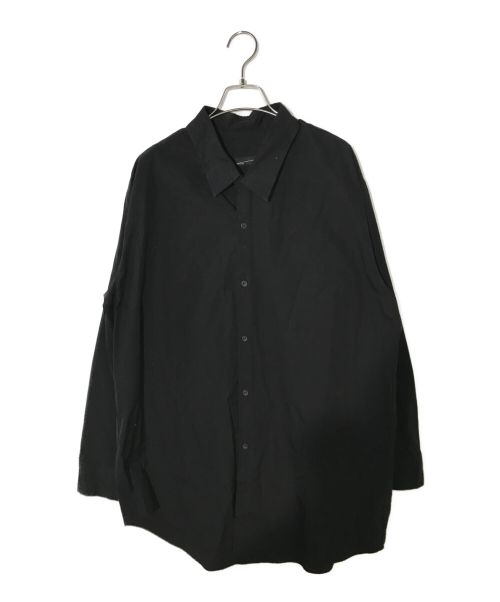 LAD MUSICIAN（ラッドミュージシャン）LAD MUSICIAN (ラッドミュージシャン) ASYMMETRY BROAD CLOTH SHIRT ブラック サイズ:42の古着・服飾アイテム