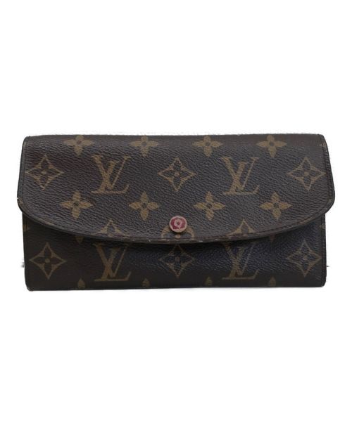 LOUIS VUITTON（ルイ ヴィトン）LOUIS VUITTON (ルイ ヴィトン) ポルトフォイユ・エミリー ブラウンの古着・服飾アイテム