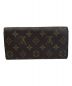 LOUIS VUITTON (ルイ ヴィトン) ポルトフォイユ・エミリー ブラウン：4800円