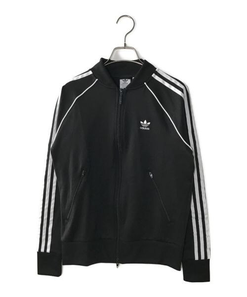 adidas（アディダス）adidas (アディダス) トレフォイルトラックジャケット ブラック サイズ:Sの古着・服飾アイテム