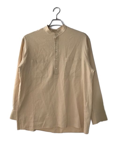 AURALEE（オーラリー）AURALEE (オーラリー) SHUTTLE GEORGETTE CLOTH P/O SHIRTS ベージュ サイズ:4の古着・服飾アイテム