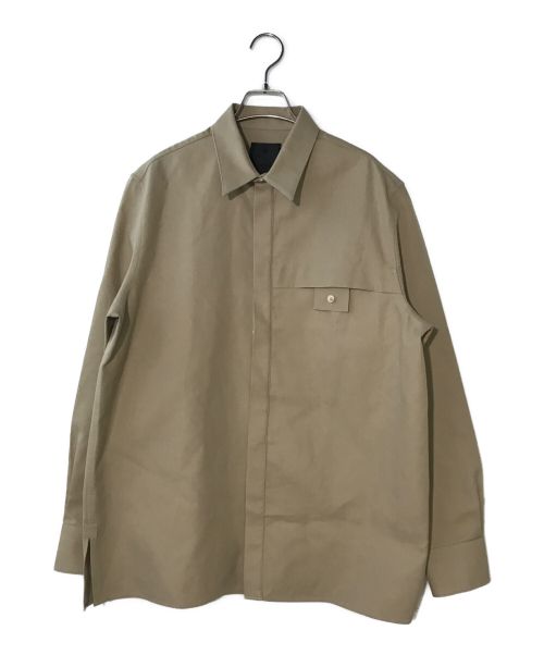 GIVENCHY（ジバンシィ）GIVENCHY (ジバンシィ) 比翼シャツ ベージュ サイズ:41の古着・服飾アイテム