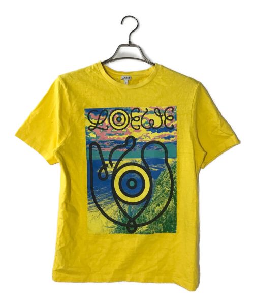 LOEWE（ロエベ）LOEWE (ロエベ) Eye LOEWE Nature Tシャツ イエロー サイズ:Sの古着・服飾アイテム