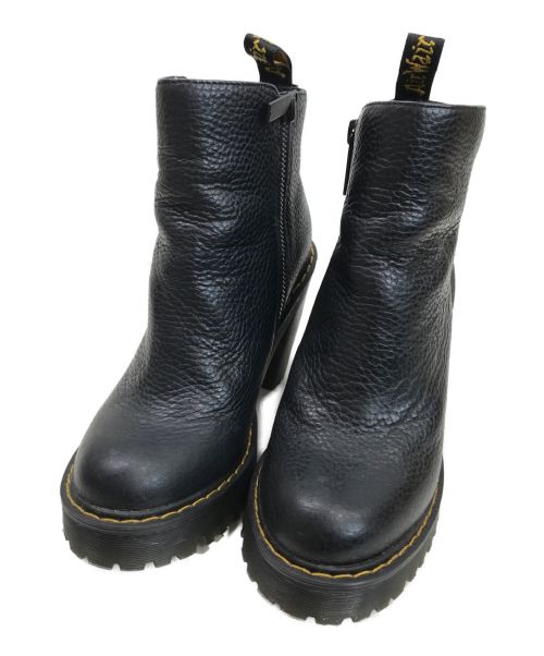 Dr.Martens（ドクターマーチン）Dr.Martens (ドクターマーチン) MAGDALENAサイドジップアンクルブーツ ブラック サイズ:5の古着・服飾アイテム