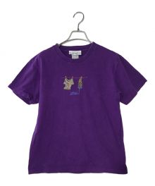 Left Alone（レフトアローン）の古着「Tシャツ」｜パープル