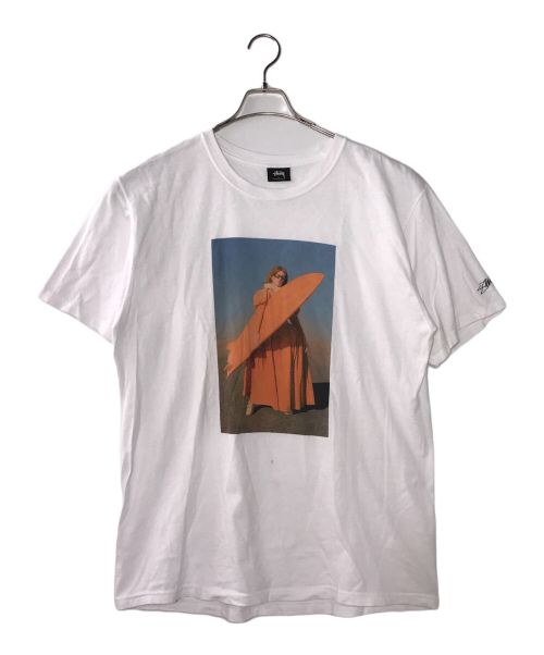 stussy（ステューシー）stussy (ステューシー) 20SS BY COLIN DODGSON プリントTシャツ ホワイト サイズ:Lの古着・服飾アイテム