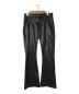 juha（ユハ）の古着「SYNTHETIC LEATHER FLARE PANTS」｜ブラック