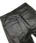 中古・古着 juha (ユハ) SYNTHETIC LEATHER FLARE PANTS ブラック サイズ:3：10800円