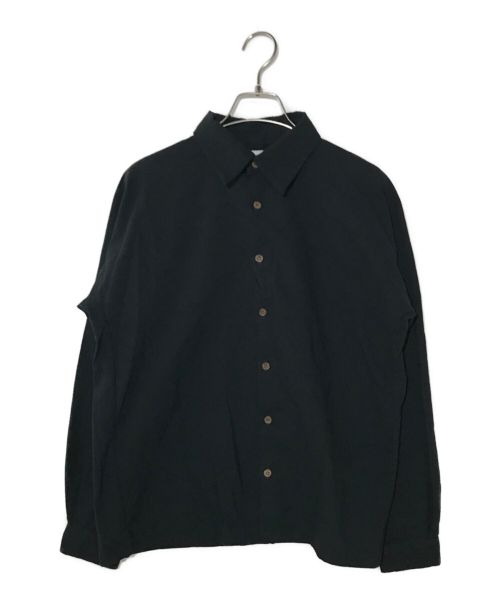quitan（キタン）quitan (キタン) ワイドシルエットシャツ ブラックの古着・服飾アイテム