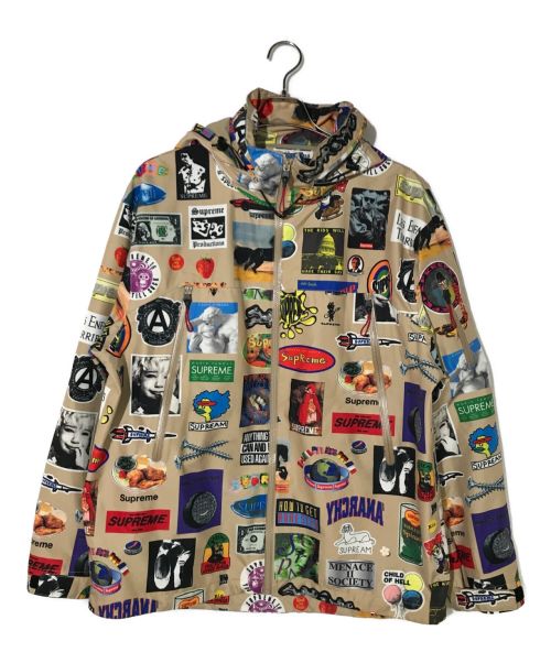 SUPREME（シュプリーム）SUPREME (シュプリーム) gore-tex stickers shell jacket ベージュ サイズ:Lの古着・服飾アイテム