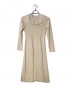 CELFORDセルフォード）の古着「ホットフィットニットドレス ワンピース」｜ホワイト