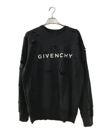 中古・古着通販】GIVENCHY (ジバンシィ) ダメージ スウェットシャツ