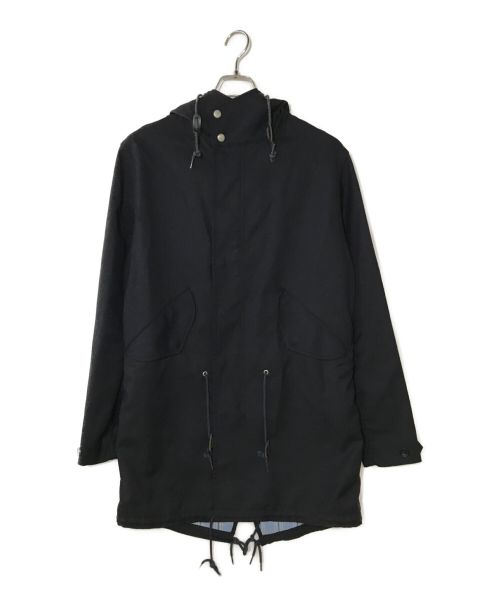 COMME des GARCONS HOMME（コムデギャルソン オム）COMME des GARCONS HOMME (コムデギャルソン オム) チェック裏地モッズコート ネイビー サイズ:Sの古着・服飾アイテム