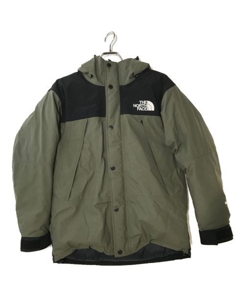 THE NORTH FACE（ザ ノース フェイス）THE NORTH FACE (ザ ノース フェイス) Mountain Down Jacket マウンテンダウンジャケット カーキ×ブラック サイズ:Mの古着・服飾アイテム