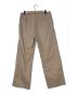 AURALEE (オーラリー) WASHED FINX LIGHT CHINO PANTS ベージュ サイズ:5：7800円