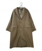 AURALEEオーラリー）の古着「BLUEFACED WOOL DOUBLE CLOTH CHESTERFIELD COAT」｜ブラウン