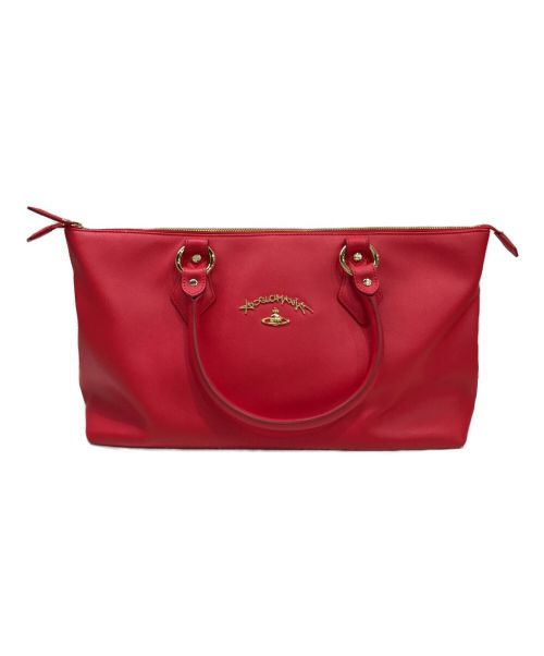 Vivienne Westwood ANGLOMANIA（ヴィヴィアンウエストウッドアングロマニア）Vivienne Westwood ANGLOMANIA (ヴィヴィアンウエストウッド アングロマニア) ハンドバッグ レッドの古着・服飾アイテム