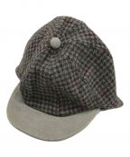 HENDER SCHEMEエンダースキーマ）の古着「Tweed ear cap」｜グレー