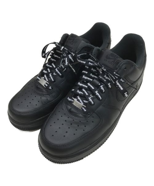 NIKE（ナイキ）NIKE (ナイキ) Supreme (シュプリーム) AIR FORCE 1 LOW ブラック サイズ:26cmの古着・服飾アイテム