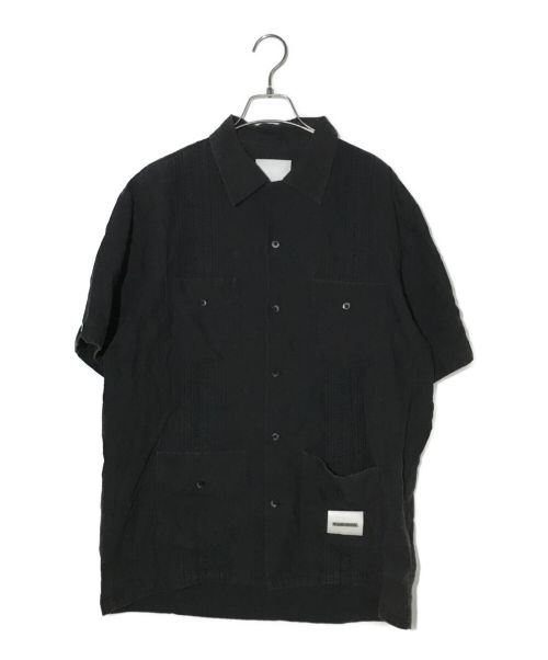 NEIGHBORHOOD（ネイバーフッド）NEIGHBORHOOD (ネイバーフッド) キューバシャツ/HABANA / L-SHIRT.SS ブラック サイズ:Lの古着・服飾アイテム