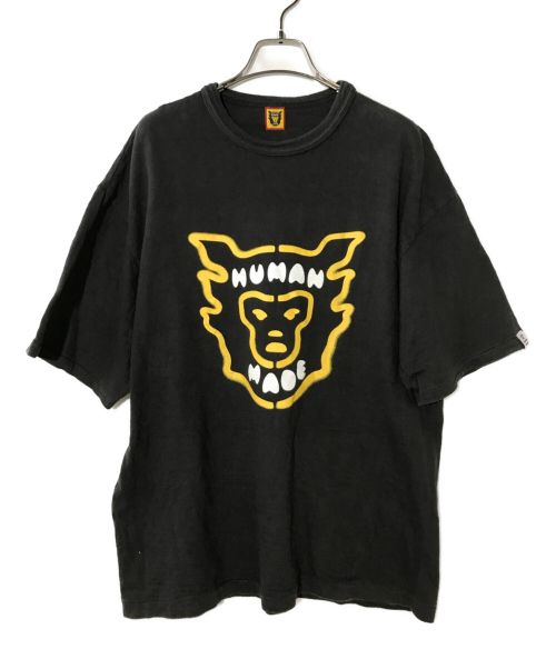 HUMAN MADE（ヒューマンメイド）HUMAN MADE (ヒューマンメイド) プリントTシャツ ブラック サイズ:2XLの古着・服飾アイテム