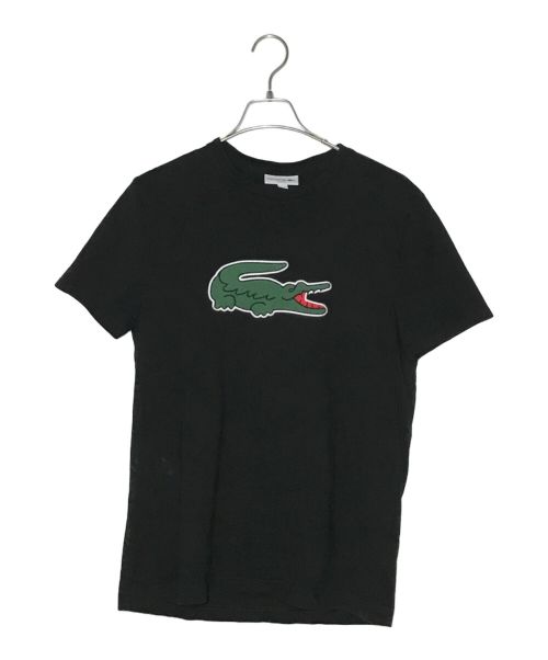 LACOSTE（ラコステ）LACOSTE (ラコステ) デカロゴワッペンTシャツ ブラック サイズ:Mの古着・服飾アイテム