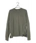 sacai（サカイ）の古着「Nylon Twill Cotton Jersey Long Sleeve T-shirt」｜Light Khaki