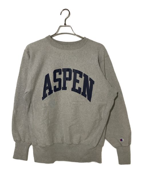 Champion REVERSE WEAVE（チャンピオン リバース ウィーブ）Champion REVERSE WEAVE (チャンピオンリバースウィーブ) 90's ASPEN カレッジスウェット グレー サイズ:LARGEの古着・服飾アイテム