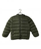 Patagoniaパタゴニア）の古着「Boys' Hi-Loft Down Sweater Hoody」｜カーキ