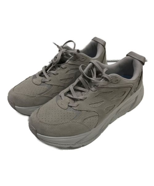 HOKAONEONE（ホカオネオネ）HOKAONEONE (ホカオネオネ) ローカットスニーカー ベージュ サイズ:28の古着・服飾アイテム