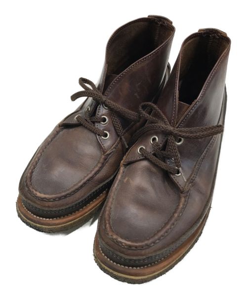 RUSSELL MOCCASIN（ラッセルモカシン）RUSSELL MOCCASIN (ラッセルモカシン) デザートレースアップブーツ ブラウン サイズ:8の古着・服飾アイテム