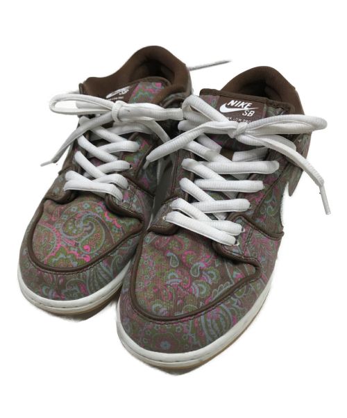 NIKE SB（ナイキエスビー）NIKE SB (ナイキエスビー) DUNK LOW PRM ブラウン サイズ:27.5㎝の古着・服飾アイテム