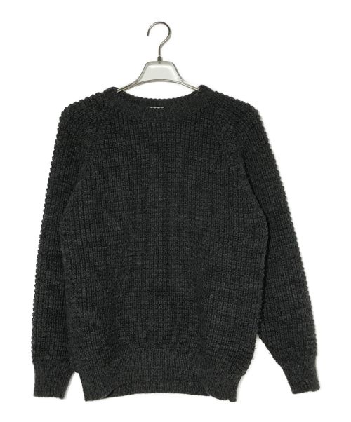 oldderby Knitwear（オールドダービーニットウェア）Oldderby Knitwear (オールドダービーニットウェア) ワッフルニット グレー サイズ:Mの古着・服飾アイテム