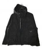 MARKWAREマーカウェア）の古着「FISHERMAN JACKET HEAVY ALL WEATHER CLOTH」｜ブラック