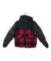 WOOLRICH（ウールリッチ）の古着「バッファローチェックダウンジャケット」｜ブラック