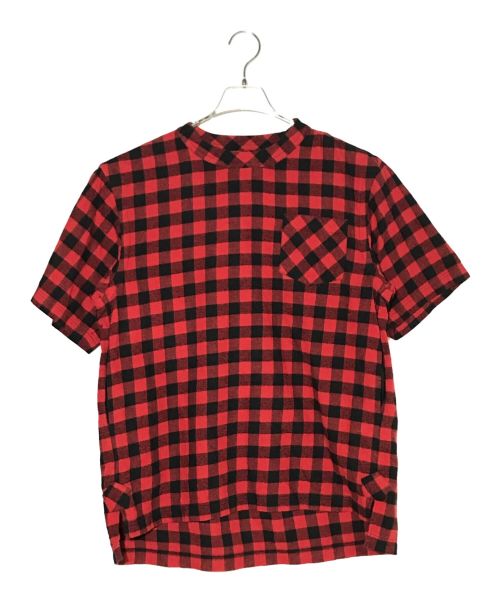 sacai（サカイ）sacai (サカイ) 半袖シャツ レッド サイズ:1の古着・服飾アイテム