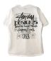 stussy (ステューシー) フラワーワールド プリントTシャツ ホワイト サイズ:M：5800円