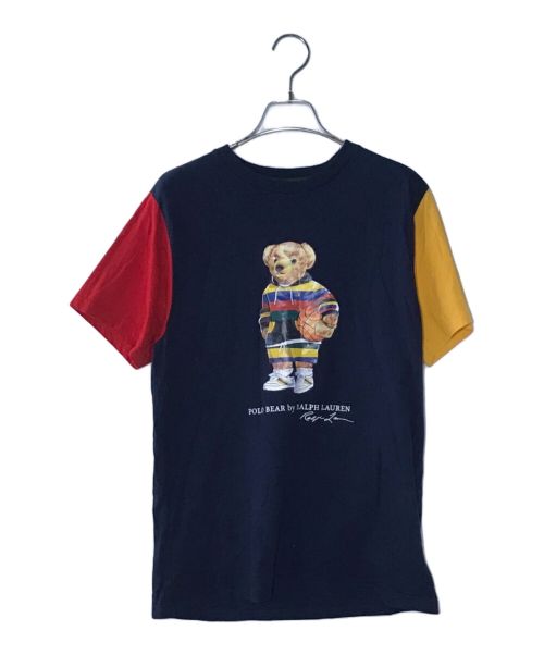 POLO RALPH LAUREN（ポロ・ラルフローレン）POLO RALPH LAUREN (ポロ・ラルフローレン) ポロベアプリントTシャツ ネイビー サイズ:表記無しの古着・服飾アイテム