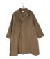 WELLDER（ウェルダー）の古着「DOUBLE BREASTED BALMACAAN COAT」｜ブラウン