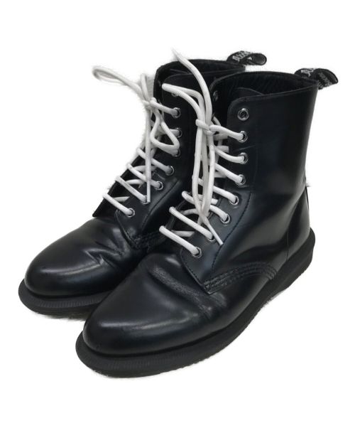 Dr.Martens（ドクターマーチン）Dr.Martens (ドクターマーチン) ELSHAM 8ホールブーツ ブラック サイズ:US7の古着・服飾アイテム