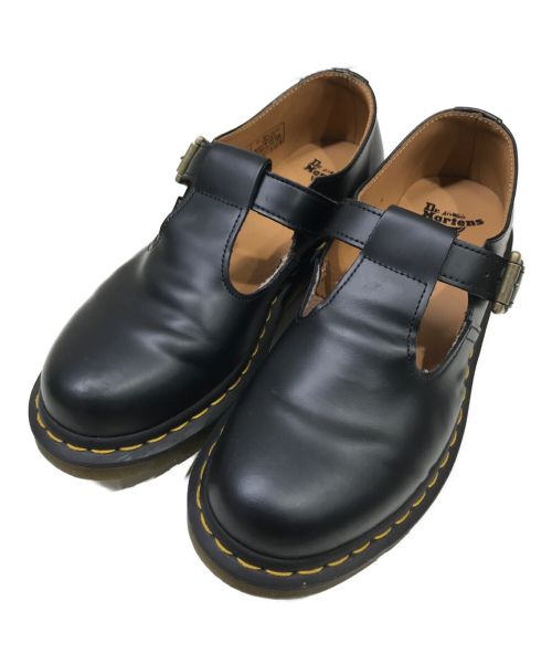 Dr.Martens（ドクターマーチン）Dr.Martens (ドクターマーチン) POLLEY Tバーシューズ ブラック サイズ:UK5の古着・服飾アイテム